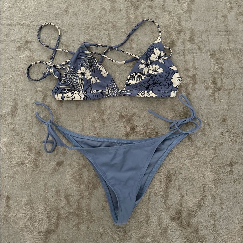 Rip Curl Floral Blue Bikini Set